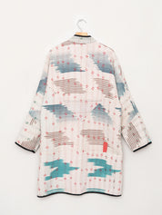 The Sai Quilted Patchwork Kantha Coat