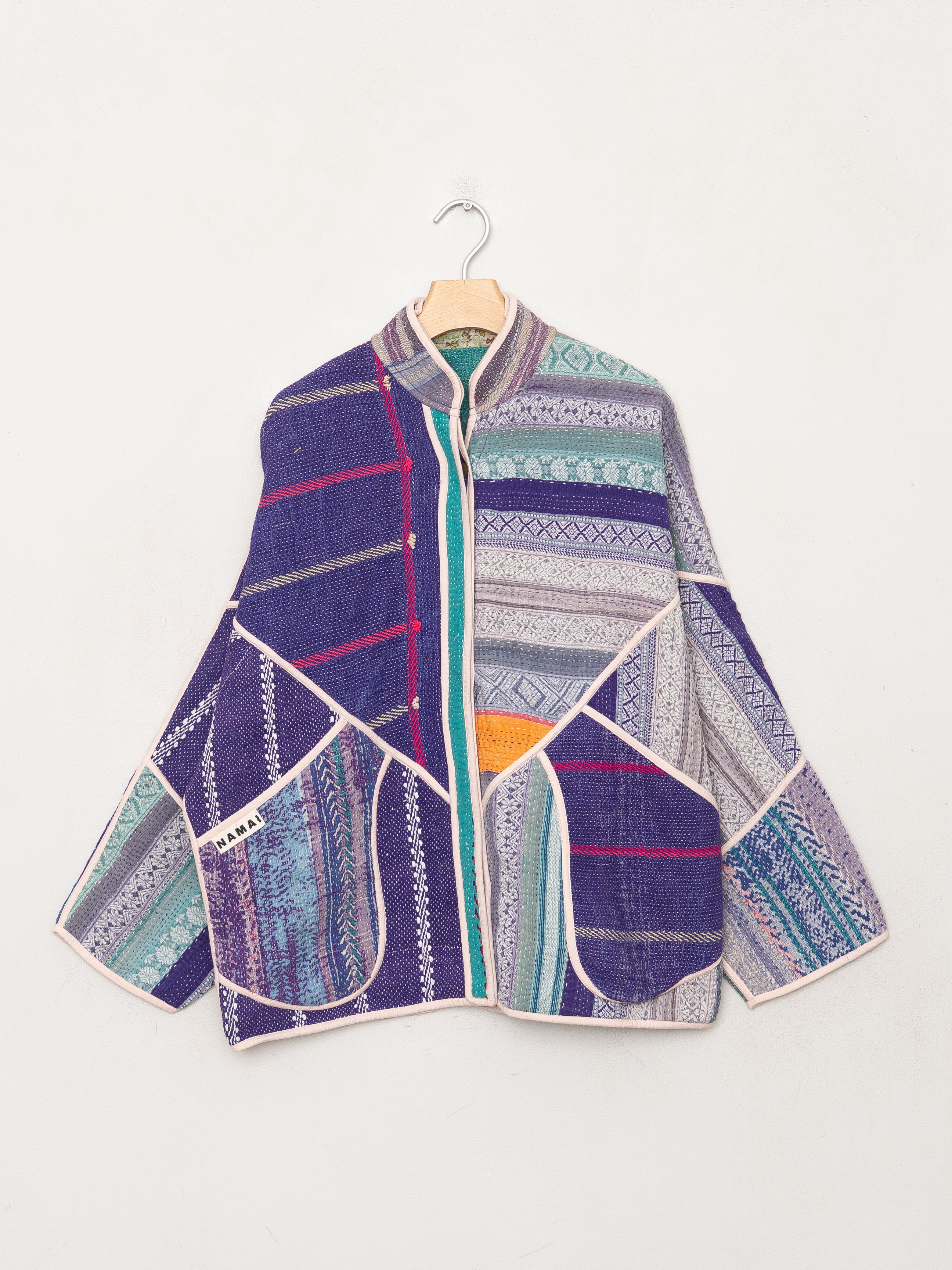 The Ladhiya Quilted Patchwork Kantha Jacket Wholesale