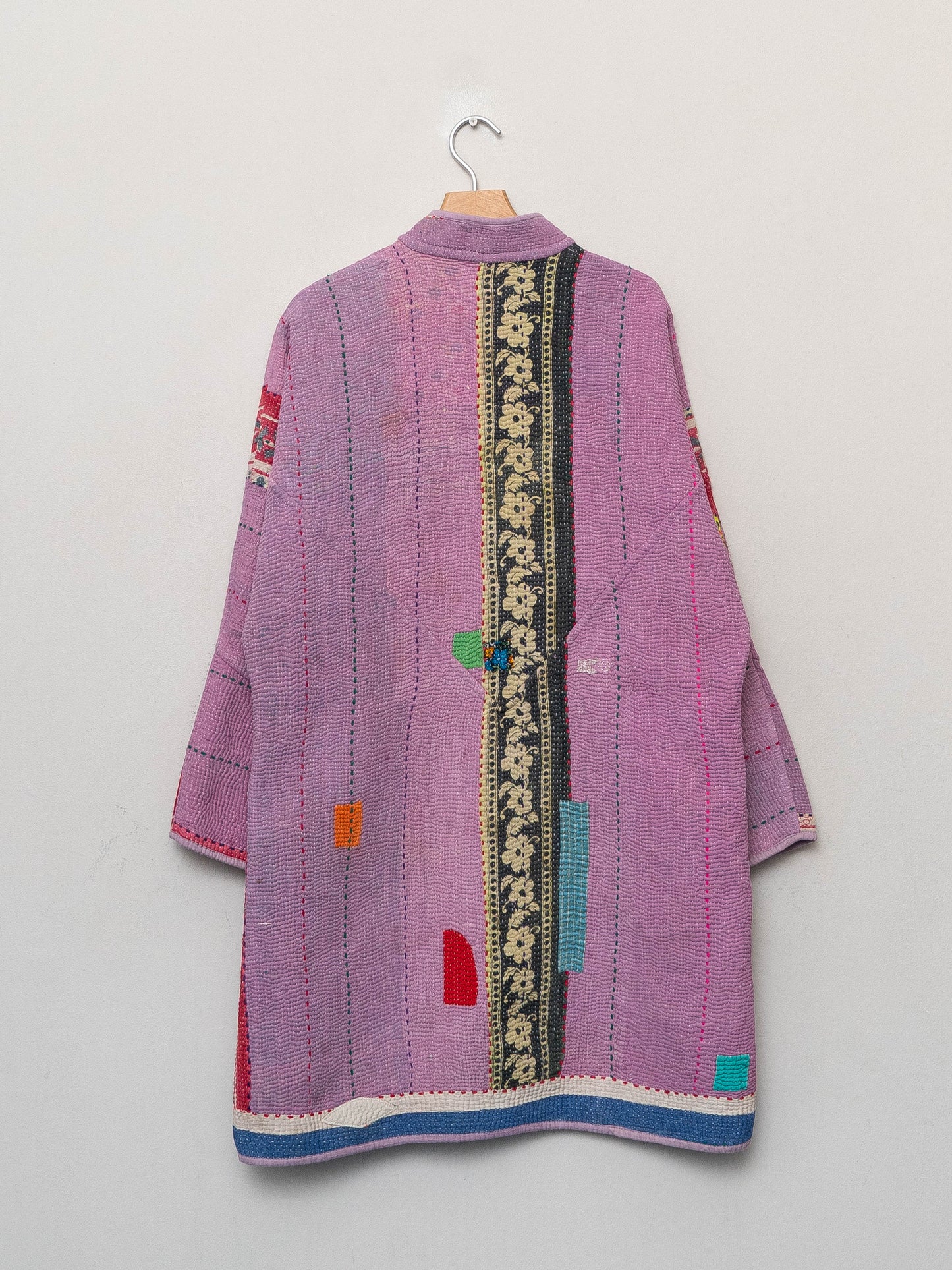 The Sai Quilted Patchwork Kantha Coat