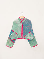 The Kaira Cropped Quilted Patchwork Kantha Jacket Wholesale