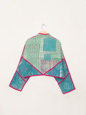 The Kaira Cropped Quilted Patchwork Kantha Jacket Wholesale