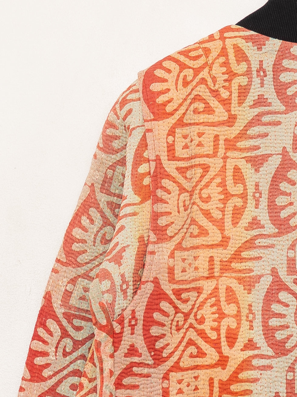 The Veda Quilted One-of-a-Kind Bomber Jacket - Medium