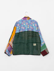 The Ladhiya Quilted Patchwork Kantha Jacket