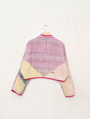 The Kaira Cropped Quilted Patchwork Kantha Jacket Wholesale