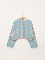 The Kaira Cropped Quilted Patchwork Kantha Jacket Wholesale