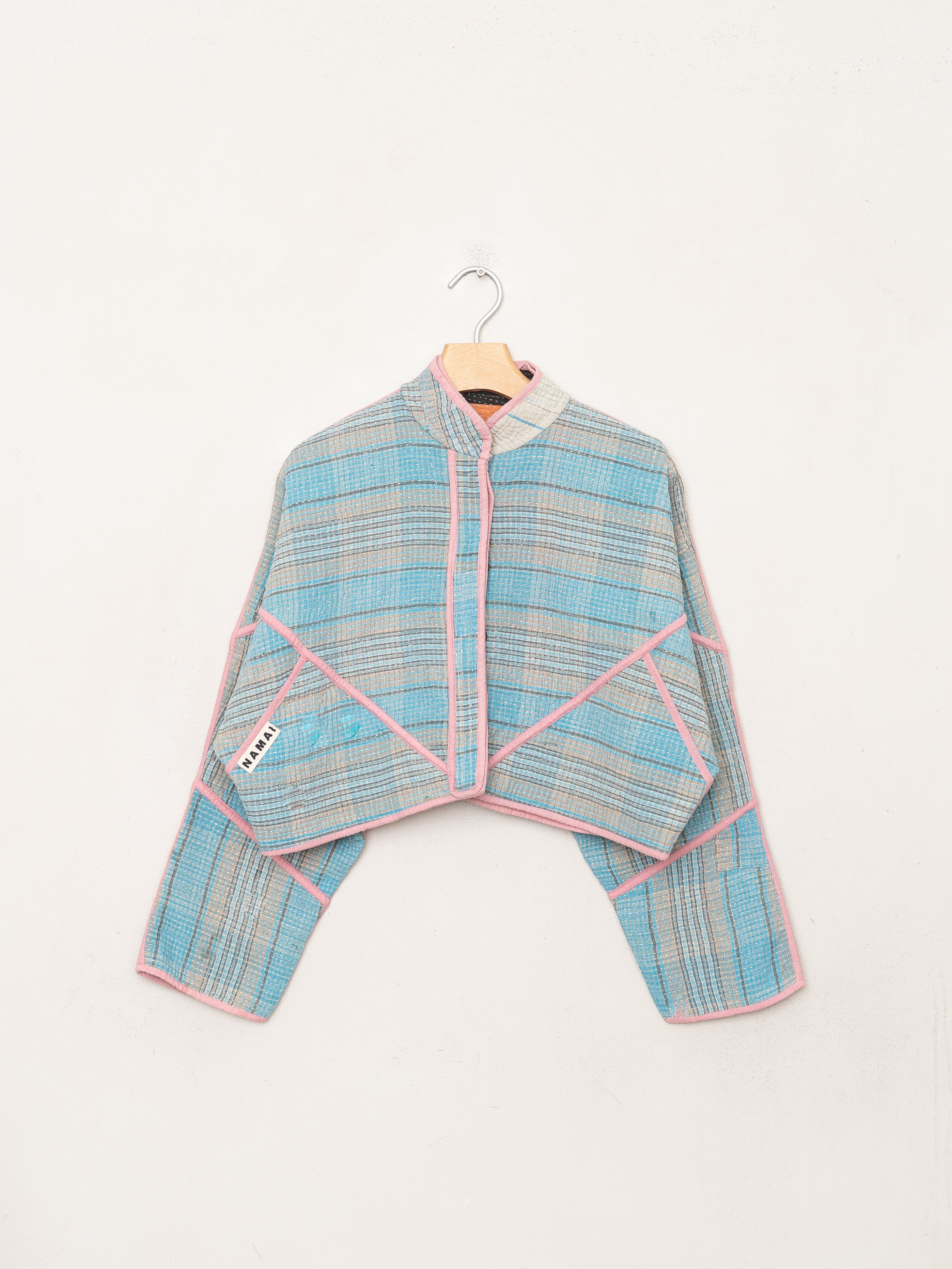 The Kaira Cropped Quilted Patchwork Kantha Jacket Wholesale