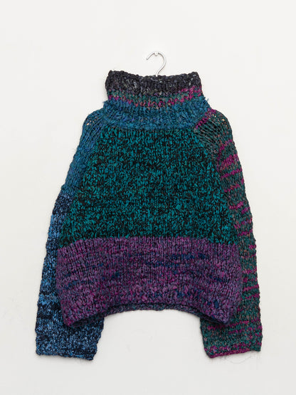 The Vishnu Knitted Silk Roll-Neck Sweater