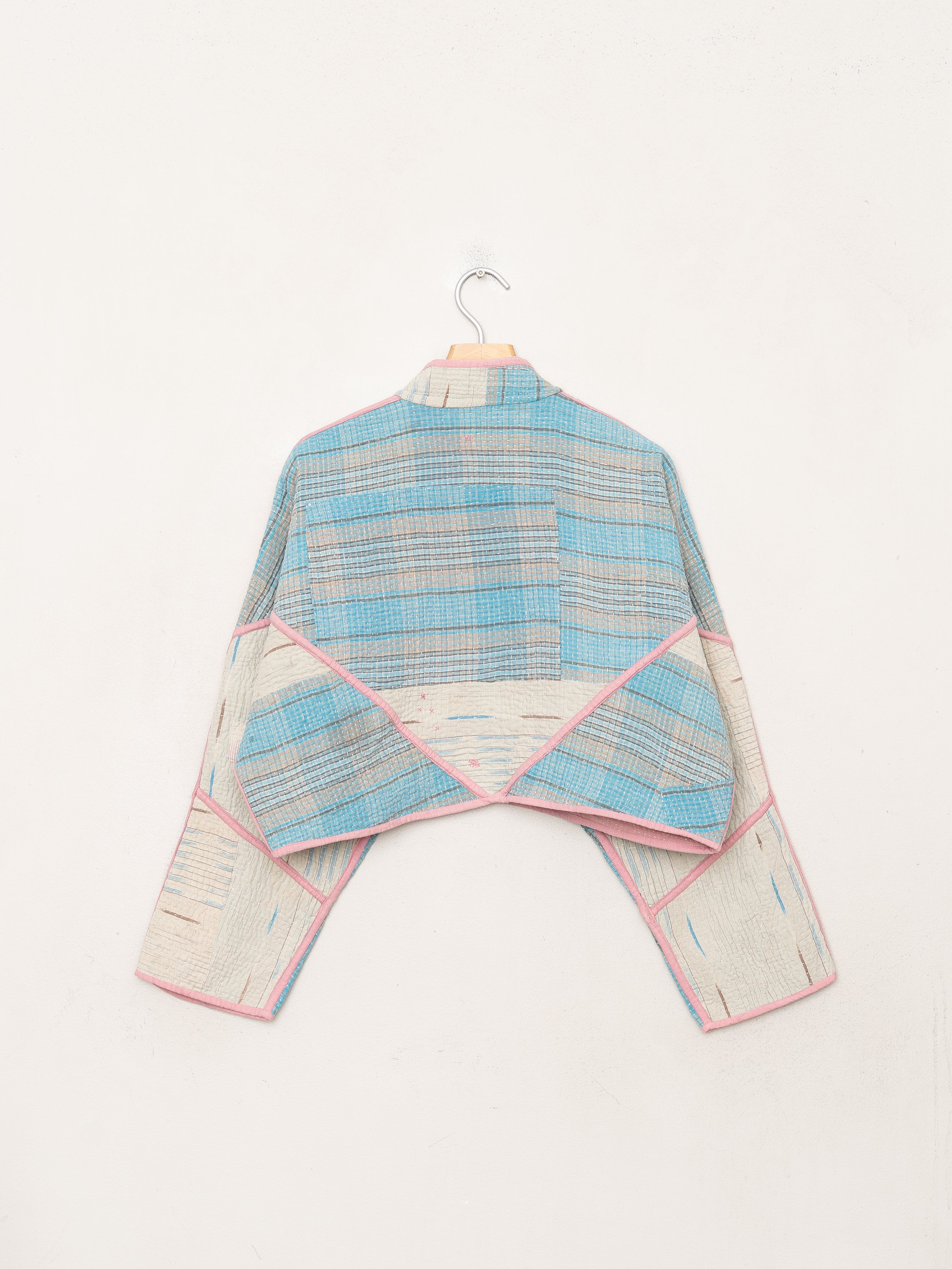 The Kaira Cropped Quilted Patchwork Kantha Jacket Wholesale