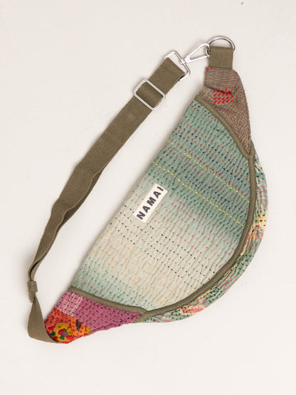 The Faiza Quilted Kantha Belt Bag