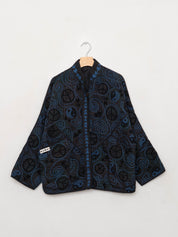 The Ladhiya Quilted Suzani Kantha Jacket