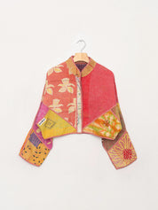 The Kaira Cropped Quilted Patchwork Kantha Jacket Wholesale