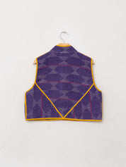 The Kaira Quilted Patchwork Kantha Vest