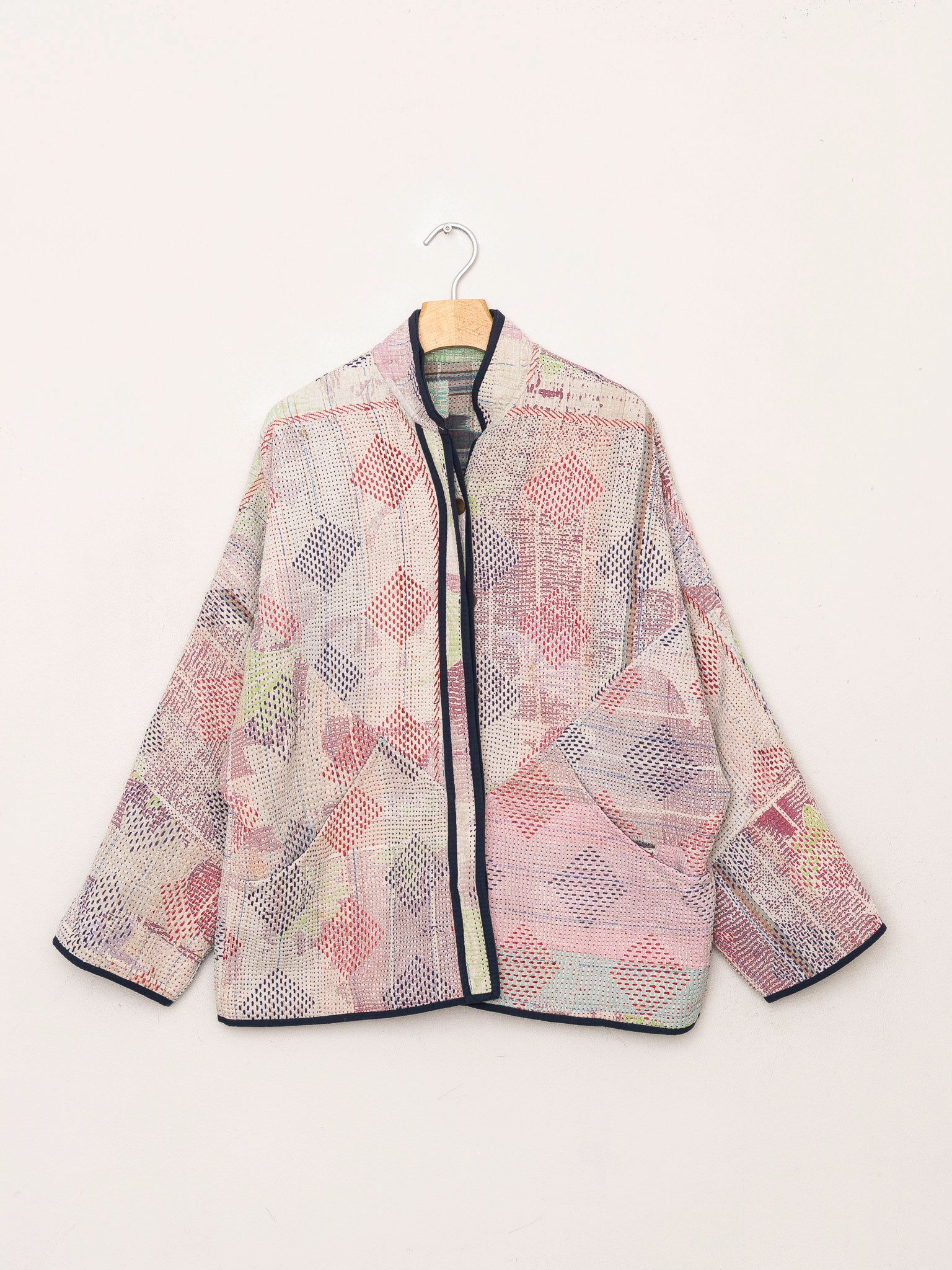 The Ladhiya Quilted Patchwork Kantha Jacket Wholesale