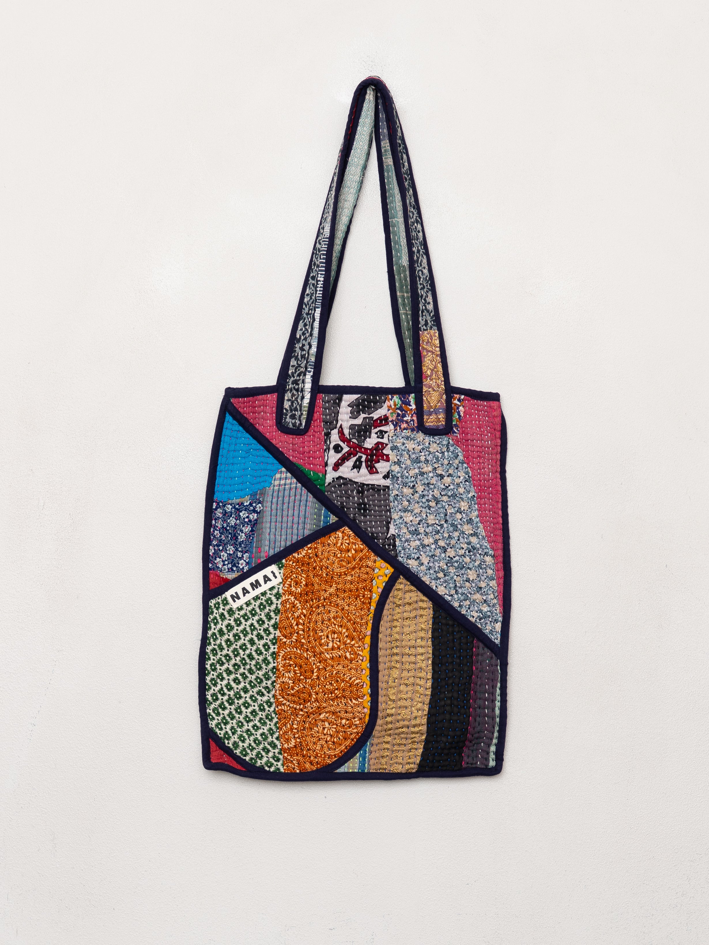 The Tarun Quilted Kantha Bag