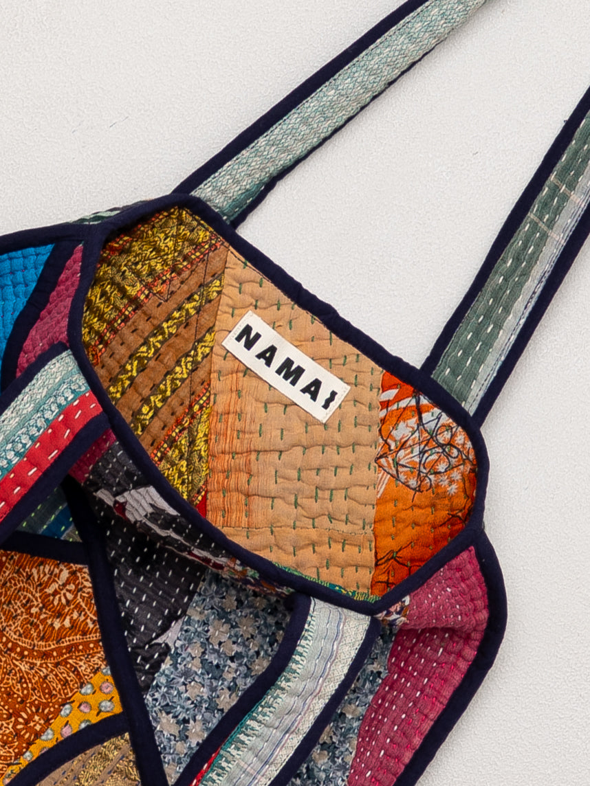 The Tarun Quilted Kantha Bag
