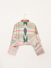 The Kaira Cropped Quilted Patchwork Kantha Jacket Wholesale