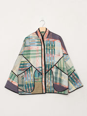 The Ladhiya Quilted Patchwork Kantha Jacket Wholesale
