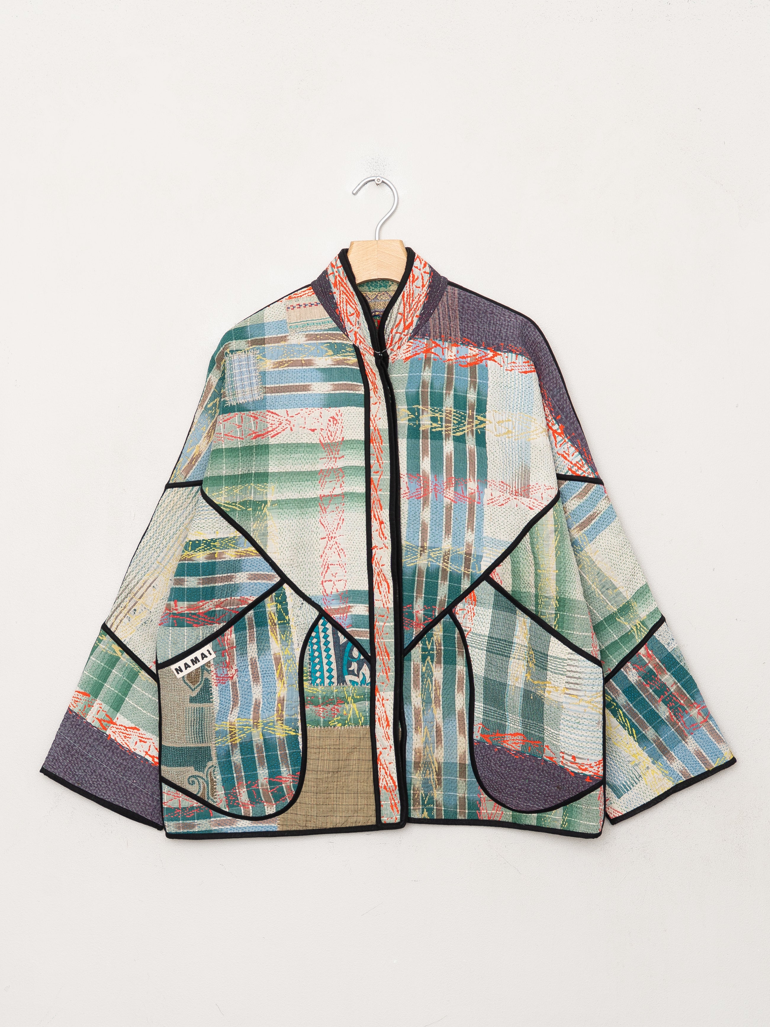 The Ladhiya Quilted Patchwork Kantha Jacket Wholesale