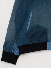 The Veda Denim Bomber Jacket - Large