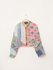 The Kaira Cropped Quilted Patchwork Kantha Jacket Wholesale