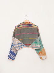 The Kaira Cropped Quilted Patchwork Kantha Jacket Wholesale