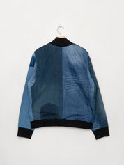The Veda Denim Bomber Jacket - Large