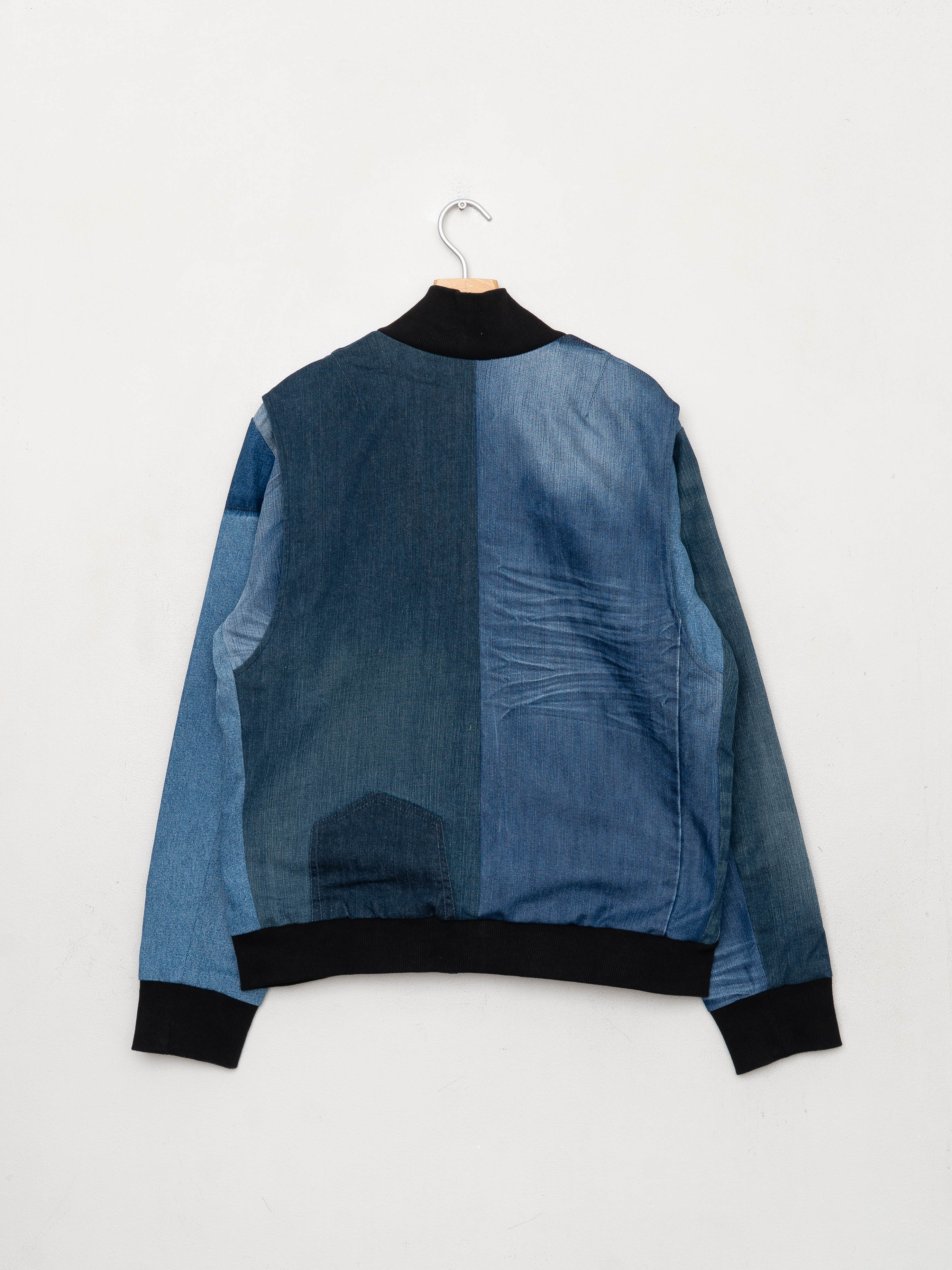 The Veda Denim Bomber Jacket - Large
