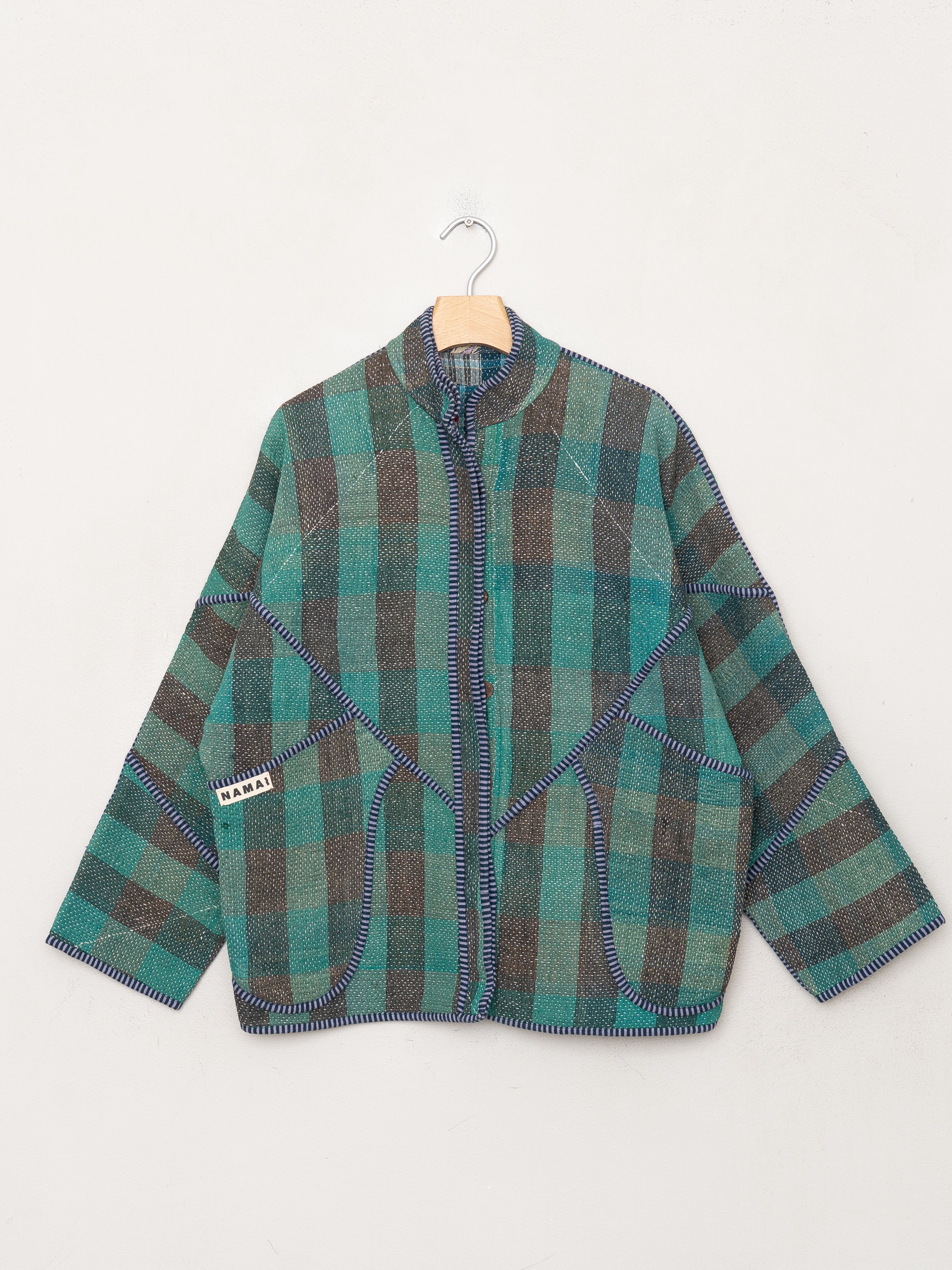 The Ladhiya Quilted Patchwork Kantha Jacket Wholesale