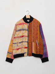 The Veda Quilted One-of-a-Kind Bomber Jacket - Large