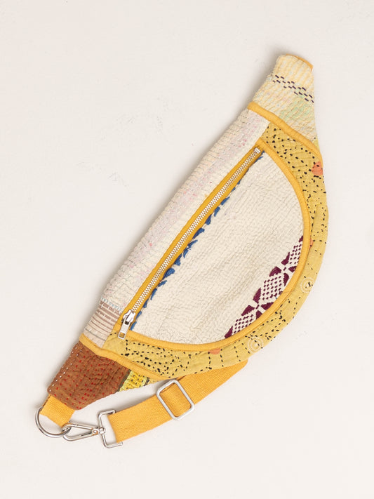 The Faiza Quilted Kantha Belt Bag