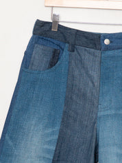 The Bindu Denim Bermuda Culotte Pant - Medium
