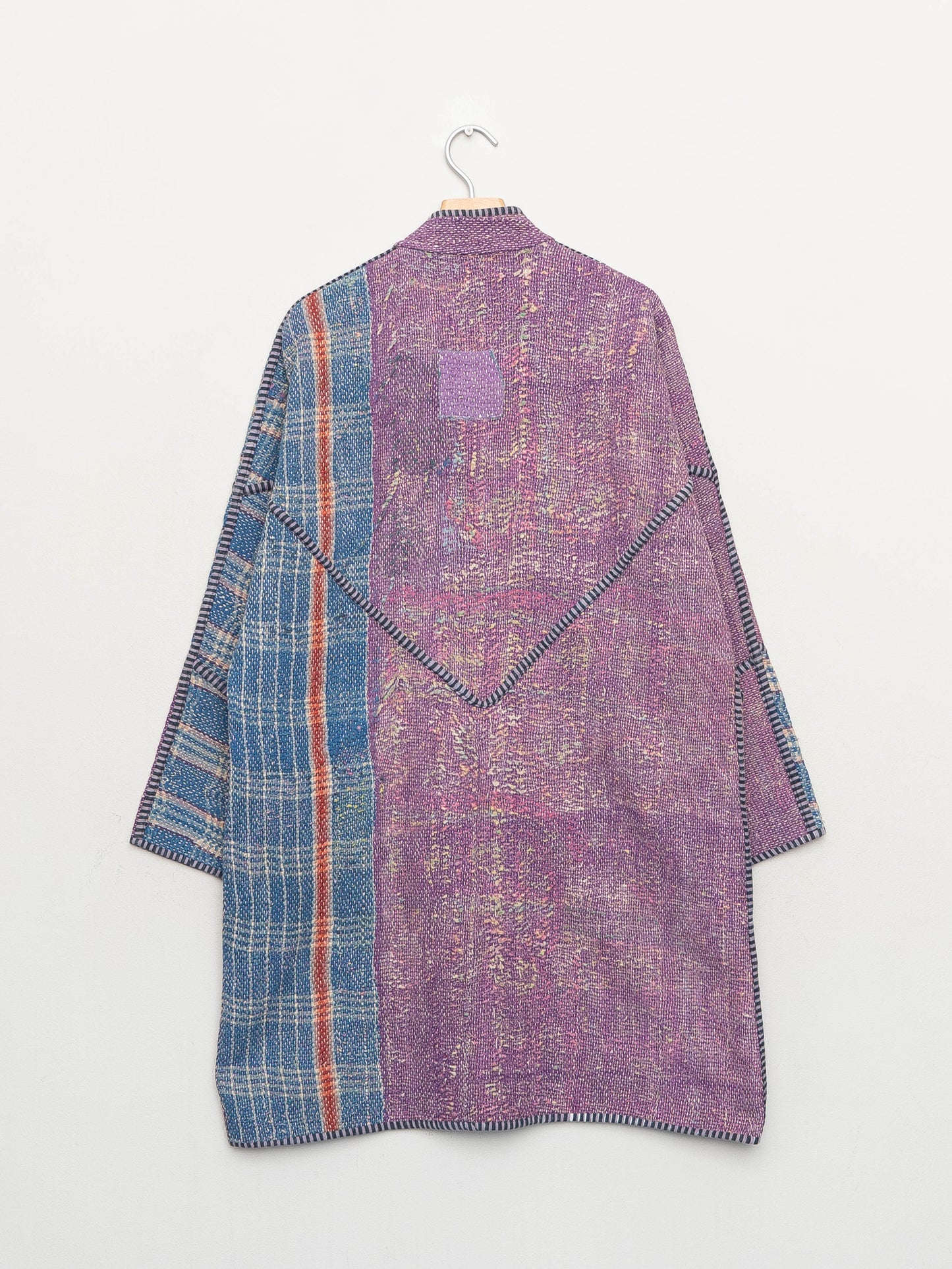 The Sai Quilted Patchwork Kantha Coat