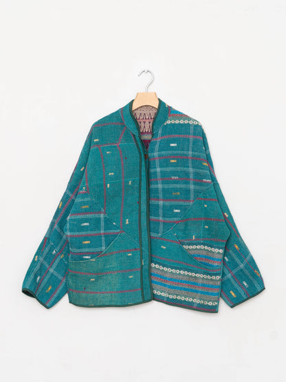 The Ladhiya Quilted Patchwork Kantha Jacket Wholesale