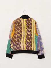 The Veda Quilted One-of-a-Kind Bomber Jacket - Large