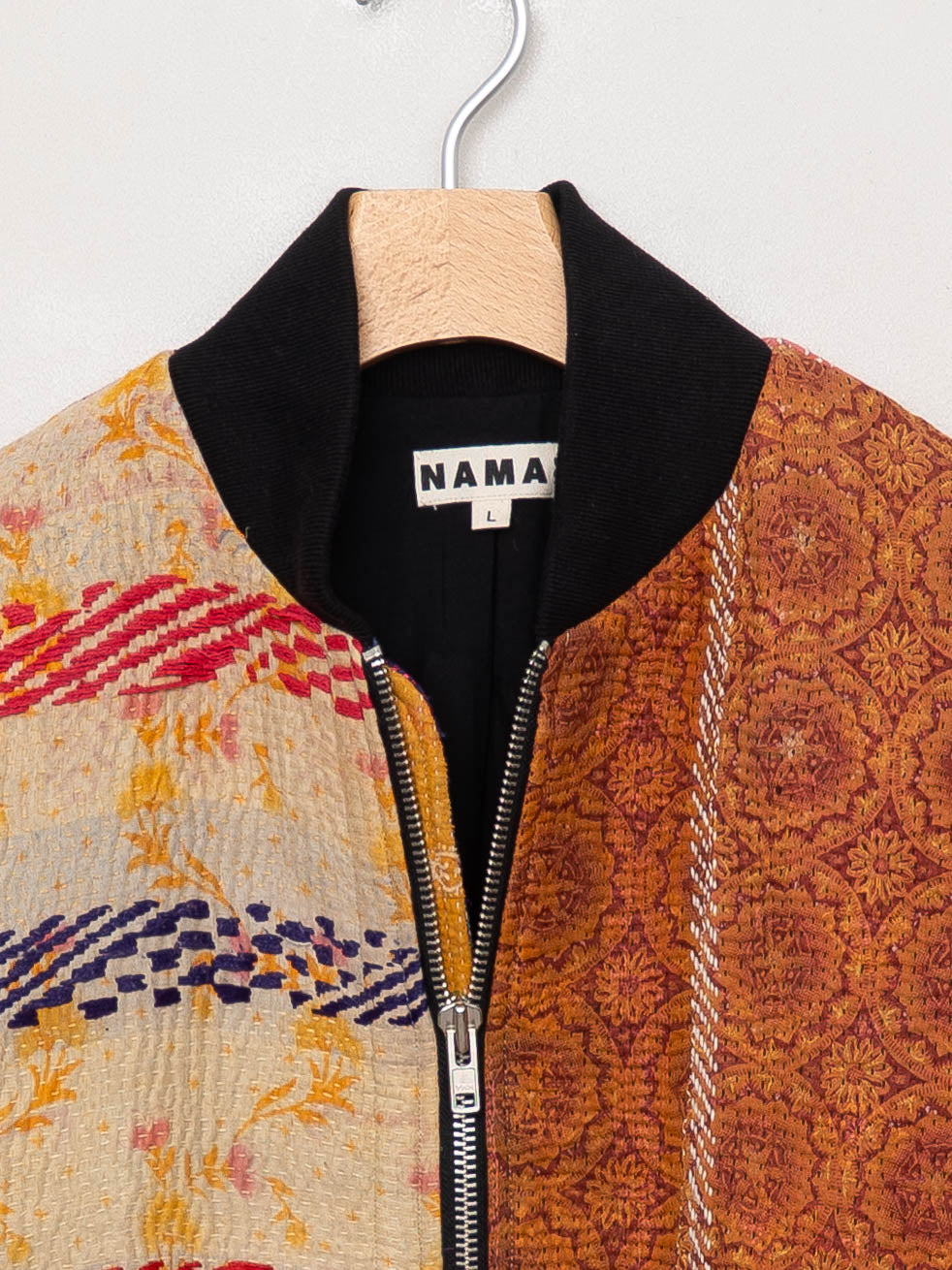 The Veda Quilted One-of-a-Kind Bomber Jacket - Large
