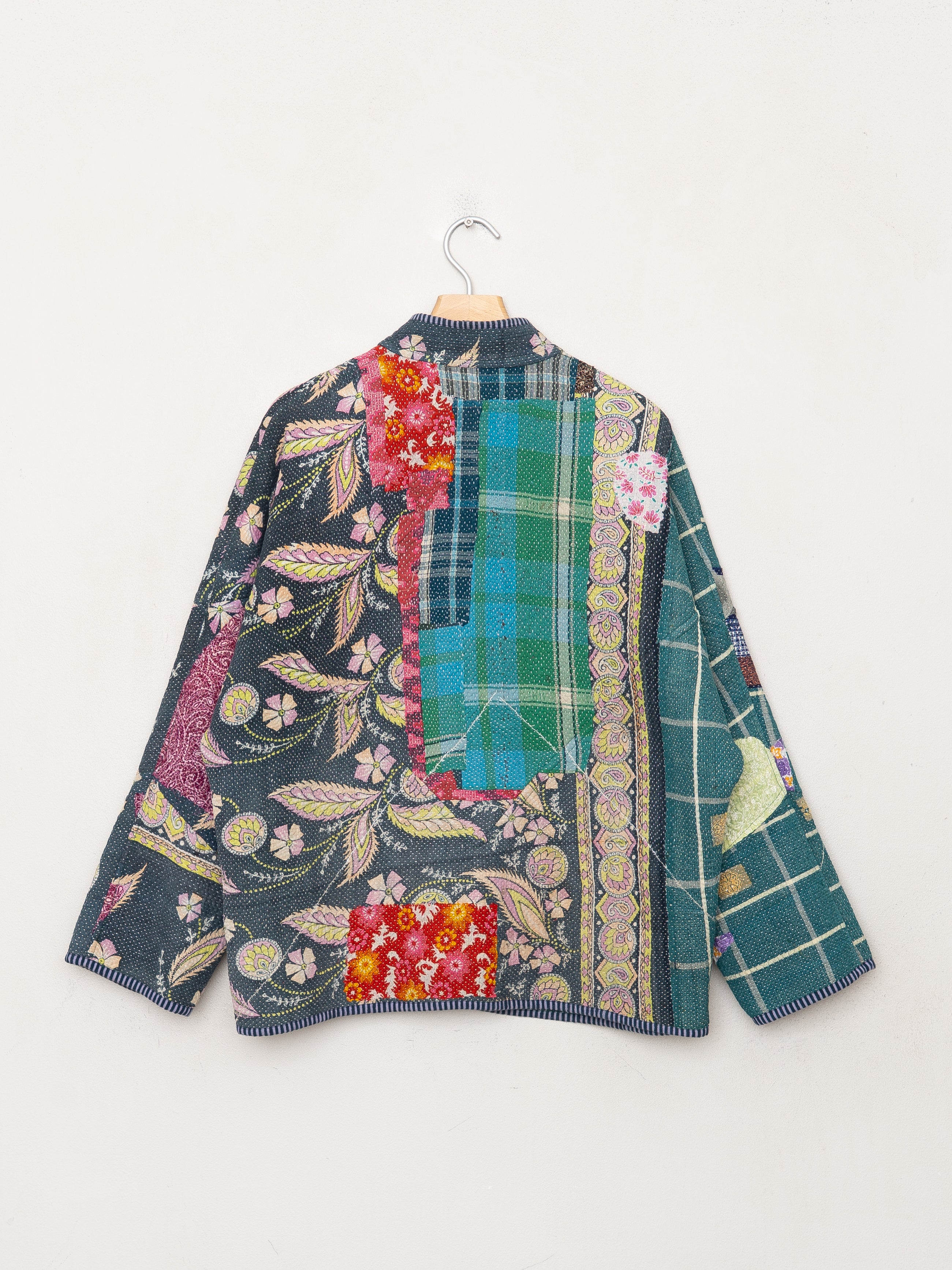The Ladhiya Quilted Patchwork Kantha Jacket Wholesale