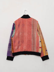 The Veda Quilted One-of-a-Kind Bomber Jacket - Large
