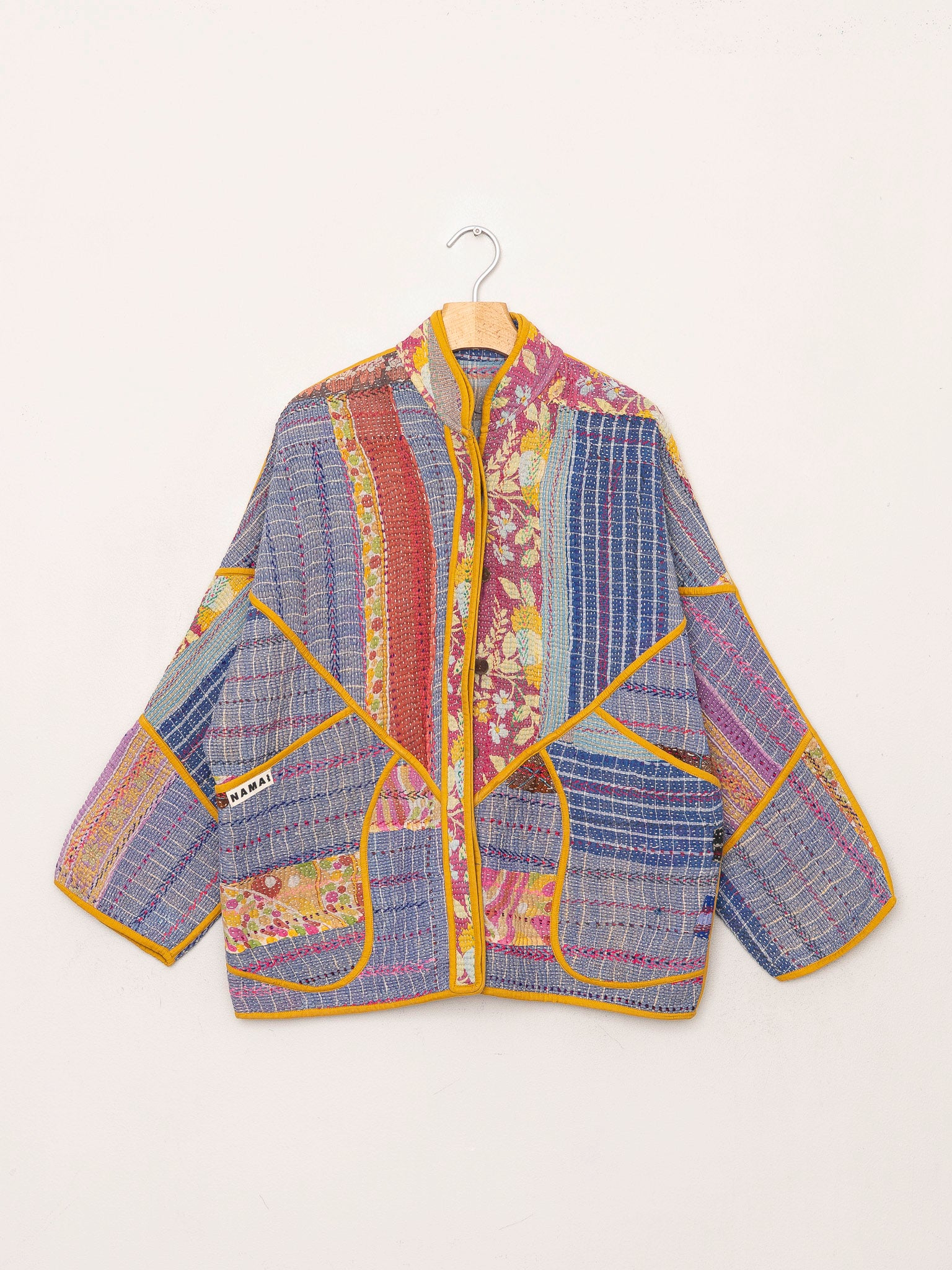 The Ladhiya Quilted Patchwork Kantha Jacket Wholesale