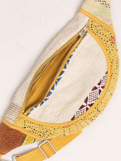 The Faiza Quilted Kantha Belt Bag