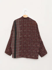 The Ishani Quilted Indigo Kantha Jacket