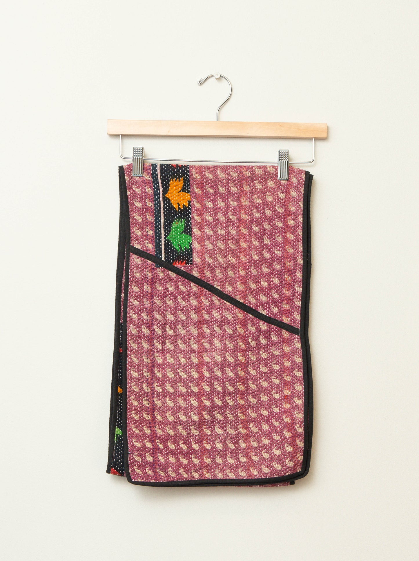 The Gopi Quilted Patchwork Kantha Pocket Scarf