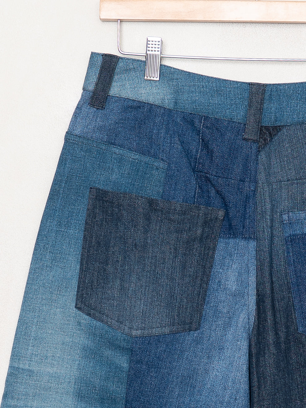 The Bindu Denim Bermuda Culotte Pant - Medium