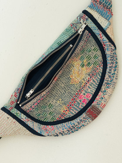 The Faiza Quilted Kantha Belt Bag