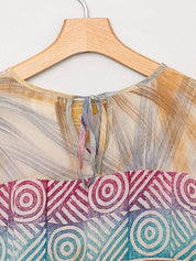The Anan Long Dress  - Medium / Large - Upcycled Silk