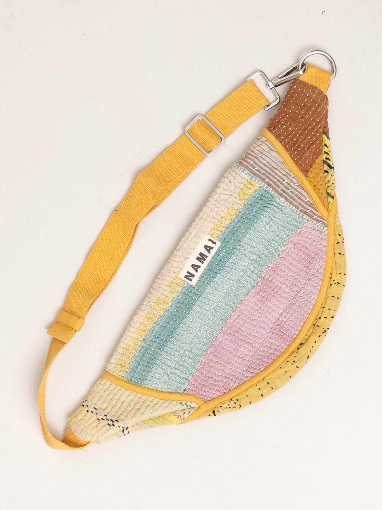 The Faiza Quilted Kantha Belt Bag