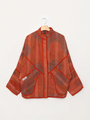 The Ishani Quilted Indigo Kantha Jacket