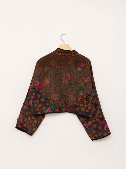 The Kaira Cropped Suzani Quilted Kantha Jacket Wholesale