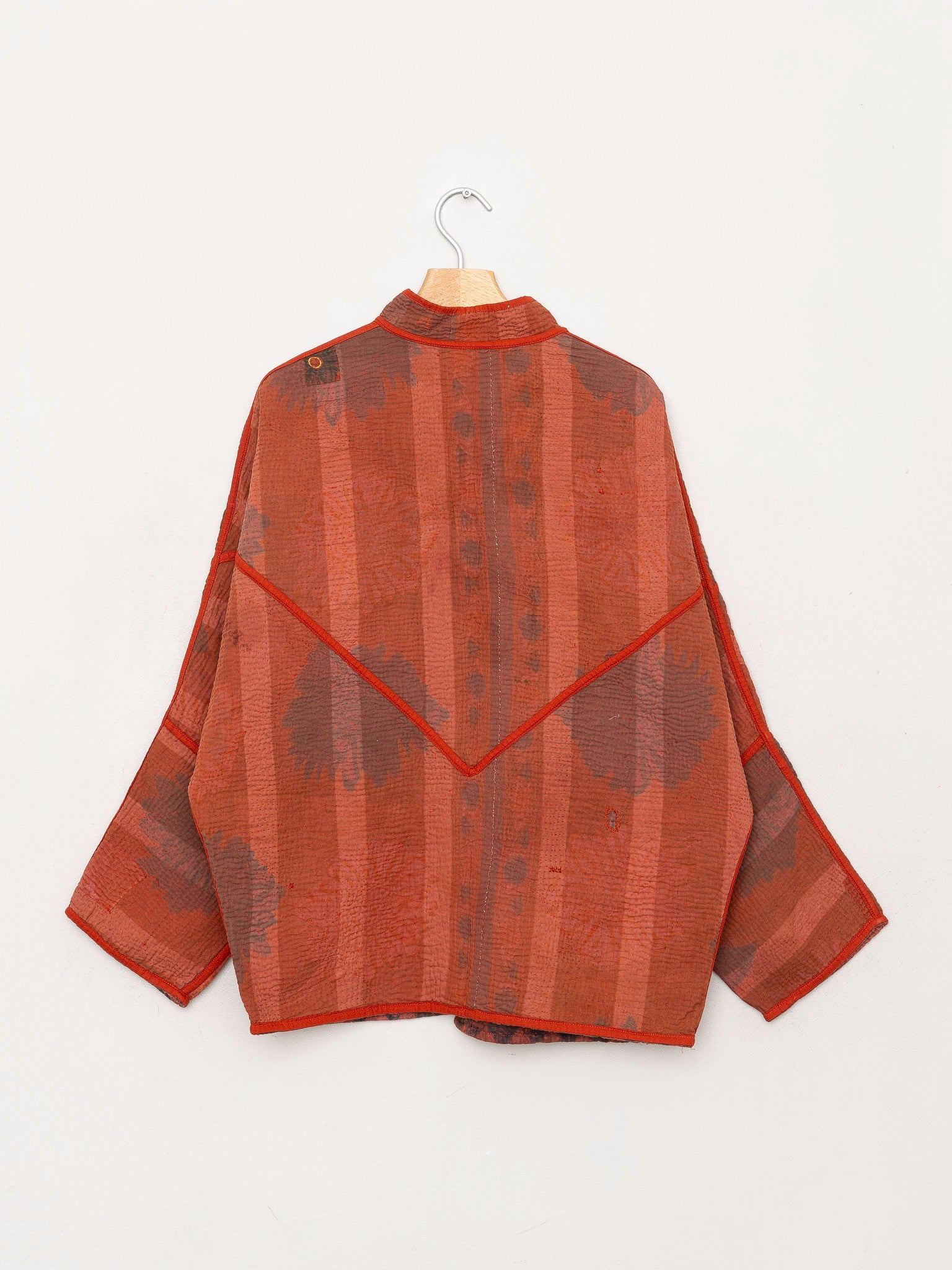 The Ishani Quilted Indigo Kantha Jacket