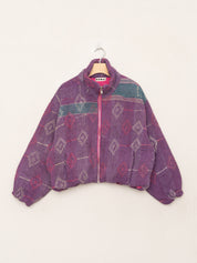 The Shira Quilted Puffer Bomber Jacket