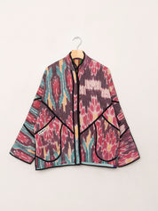 The Ladhiya Quilted Patchwork Kantha Jacket